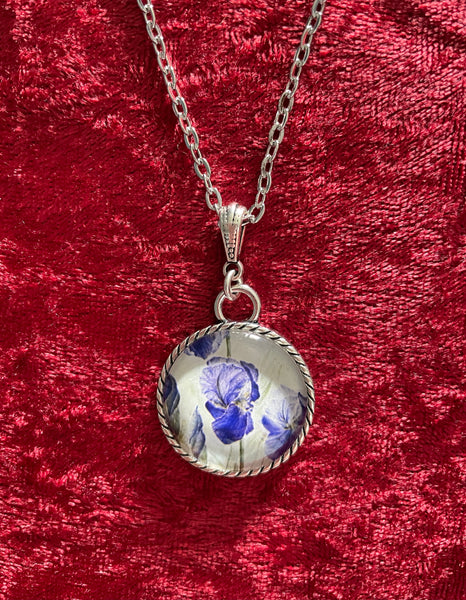 Iris Art Pendant (24 inch)