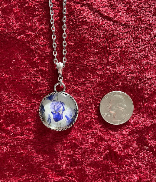Iris Art Pendant (24 inch)