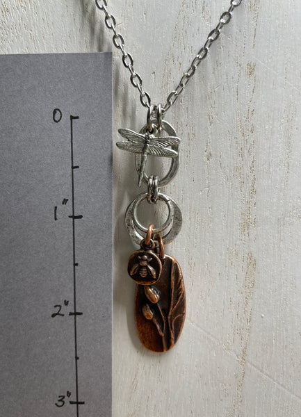 Nature charm pendant (24 inch)