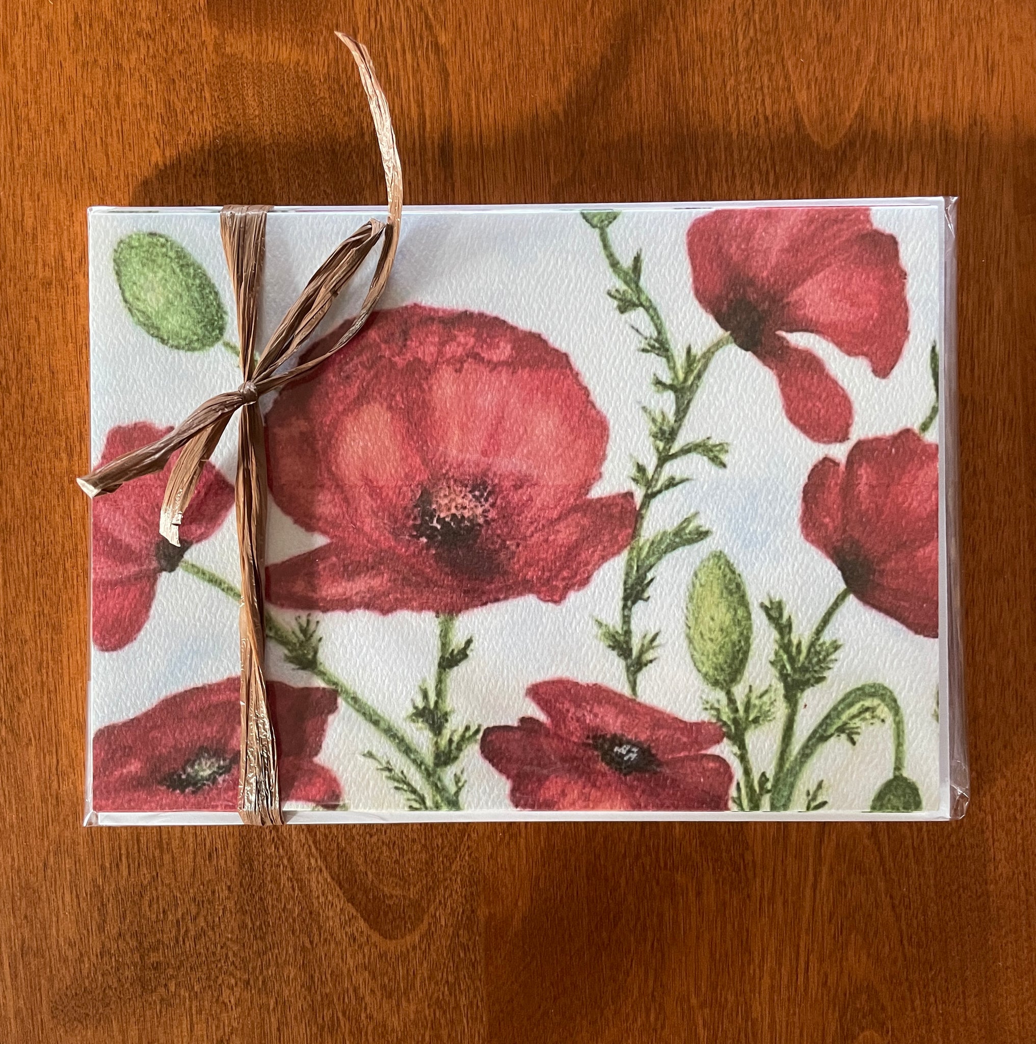 Poppies cards (3 pack)