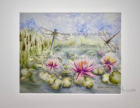 "Nature's Dance" 11x14 matted print