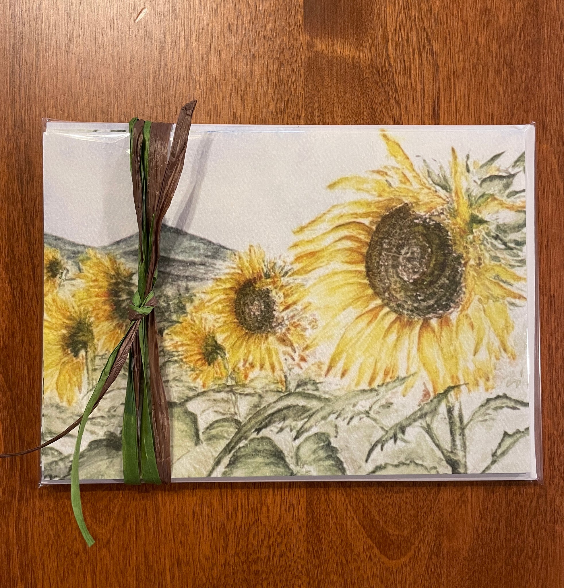 Sunflowers cards (3 pack)